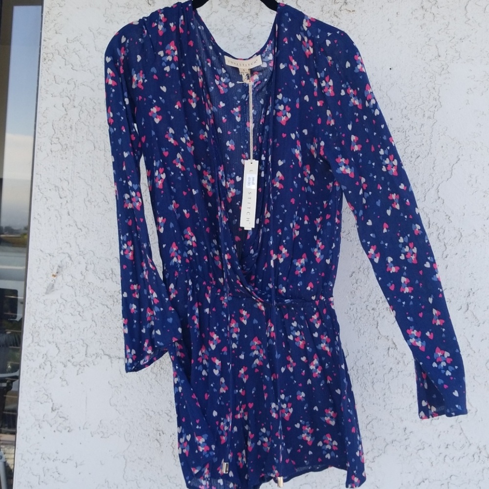 Heart romper- by Love Stitch
